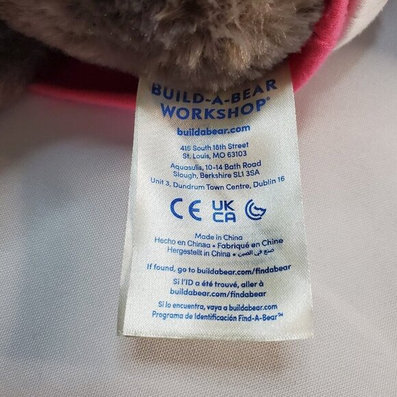 Great Wolf Lodge Build A Bear Violet the Gray Wolf Plush Doll Stuffed BABW 15" - Picture 7 of 8